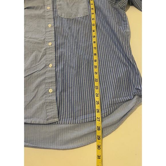 Gap Oversized Poplin Striped Shirt - Picture 4 of 6